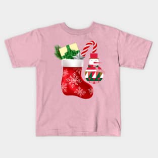 Chillin With My Snowmies Christmas T-Shirt Kids T-Shirt